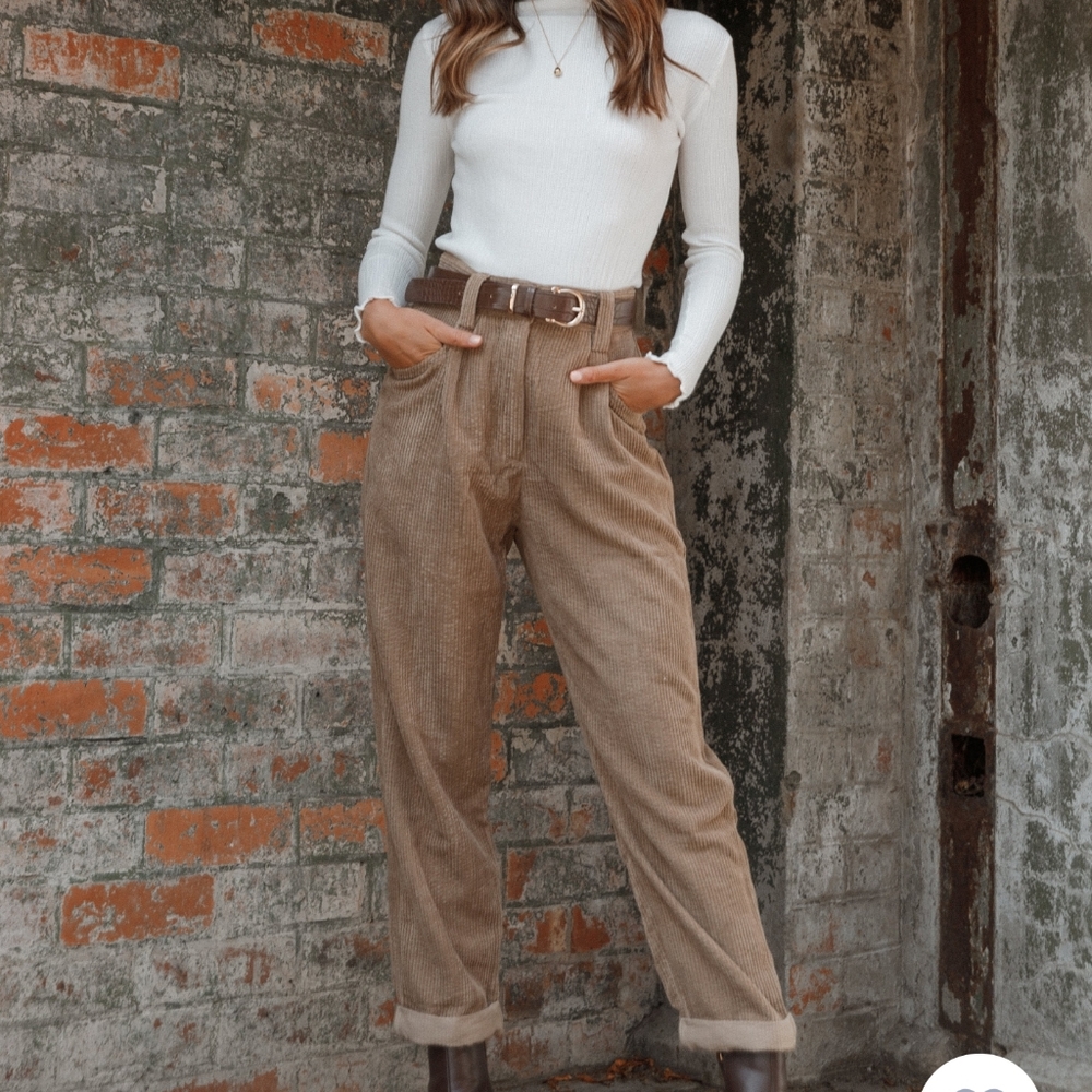 Petal & Pup Talaren Cord Pant Brown - Picture 2 of 8